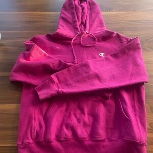 Champion Fuchsia Reverse Weave Hoodie